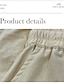 cheap Linen Pants-Men&#039;s Linen Pants Trousers Beach Pants Drawstring Elastic Waist 3D Print Animal Lion Graphic Prints Comfort Casual Daily Holiday 20% Linen Linen Cotton Blend Streetwear Hawaiian Blue Green