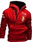cheap Graphic Hoodies-Bear Letter Men&#039;s Fashion Hoodie Vacation Going out Streetwear Black Red Long Sleeve Hooded Print Spring &amp;  Fall Designer Hoodie Sweatshirt