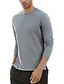 cheap Men&#039;s Active Tees &amp; Tanks-Men&#039;s T shirt Tee Gym Shirt Running Shirt Training Shirt Men Tops Crew Neck Long Sleeve Street Vacation Going out Casual Daily Quick dry Moisture Wicking Breathable Plain Black Red Activewear Fashion