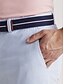 cheap Chinos-Men&#039;s Dress Pants Trousers Suit Pants Seersucker Pants Button Front Pocket Stripe Comfort Business Daily Holiday Fashion Chic &amp; Modern Pink Blue