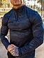 cheap Men&#039;s Active Tees &amp; Tanks-Men&#039;s T shirt Tee Gym Shirt Compression Shirt Running Shirt Men Tops Crew Neck Long Sleeve Sports &amp; Outdoor Vacation Going out Casual Daily Quick dry Moisture Wicking Breathable Soft Plain Black Blue