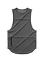cheap Men&#039;s Active Tees &amp; Tanks-Men&#039;s GYM Tank Compression Tank Running Tank Tank Crew Neck Sleeveless Sports &amp; Outdoor Vacation Going out Casual Daily Quick dry Moisture Wicking Breathable Soft Plain Black White Activewear Fashion