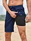 cheap Mens Active Shorts-Men&#039;s Swim Shorts Swim Trunks Beach Shorts Sports Going out Weekend Breathable Quick Dry Running Casual Pocket Drawstring Elastic Waist Plain Knee Length Gymnatics Activewear Black Yellow