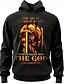 cheap Graphic Hoodies-Graphic Knights Templar Men&#039;s Fashion 3D Print Hoodie Sports Outdoor Holiday Vacation Hoodies Black Green Long Sleeve Hooded Print Front Pocket Spring &amp;  Fall Designer Hoodie Sweatshirt