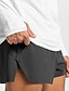 cheap Mens Active Shorts-Men&#039;s Athletic Shorts Running Shorts Gym Shorts Sports Going out Weekend Breathable Quick Dry Running Casual Pocket Plain Knee Length Gymnatics Activewear Black Orange Micro-elastic