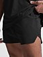 cheap Mens Active Shorts-Men&#039;s Athletic Shorts Running Shorts Gym Shorts Sports Going out Weekend Breathable Quick Dry Running Casual Pocket Drawstring Elastic Waist Plain Knee Length Gymnatics Activewear Wine Red Black