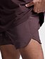 cheap Mens Active Shorts-Men&#039;s Athletic Shorts Running Shorts Gym Shorts Sports Going out Weekend Breathable Quick Dry Running Casual Pocket Drawstring Elastic Waist Plain Knee Length Gymnatics Activewear Wine Red Black