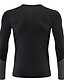 cheap Men&#039;s Active Tees &amp; Tanks-Men&#039;s T shirt Tee Gym Shirt Compression Shirt Running Shirt Men Tops Crew Neck Long Sleeve Sports &amp; Outdoor Vacation Going out Casual Daily Quick dry High Stretch Breathable Soft Plain Black Grey