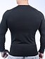 cheap Men&#039;s Active Tees &amp; Tanks-Men&#039;s T shirt Tee Gym Shirt Compression Shirt Training Shirt Men Tops Crew Neck Long Sleeve Sports &amp; Outdoor Vacation Going out Casual Daily High Stretch Soft Quick Dry Plain Black White Activewear