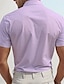cheap Hawaiian Shirts-Color Block Palm Tree Casual Men&#039;s Shirt Outdoor Street Casual Daily Summer Cuban Collar Short Sleeve Pink Blue Purple S M L Shirt