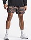 cheap Mens Active Shorts-Men&#039;s Athletic Shorts Running Shorts Gym Shorts Sports Going out Weekend Breathable Quick Dry Running Casual Pocket With Compression Liner Camo Knee Length Gymnatics Activewear Black Camouflage