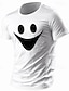 cheap Men&#039;s Graphic Tshirt-Funny Face Printed Men&#039;s Graphic Cotton T Shirt Sports Classic Shirt Short Sleeve Comfortable Tee Sports Outdoor Holiday Summer Fashion Designer Clothing