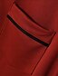 cheap Classic Polo-Men&#039;s Quarter Zip Polo Golf Shirt Work Daily Wear Zip Long Sleeve Fashion Comfortable Color Block Pocket Spring &amp;  Fall Regular Fit Black Red Navy Blue Blue Light Grey Beige Quarter Zip Polo