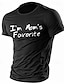 cheap Men&#039;s Graphic Tshirt-I&#039;m Mom&#039;s Favorite Men&#039;s Graphic Cotton T Shirt Sports Classic Shirt Short Sleeve Comfortable Tee Sports Outdoor Holiday Summer Fashion Designer Clothing