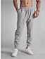 cheap Sweatpants-Men&#039;s Sweatpants Joggers Trousers Drawstring Elastic Waist Elastic Cuff Plain Comfort Breathable Casual Daily Holiday Sports Fashion Black Green